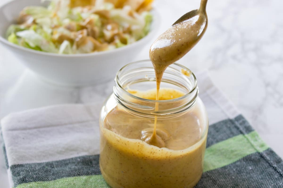 Mustard with honey and ginger salad dressing | www.natalieshealth.com