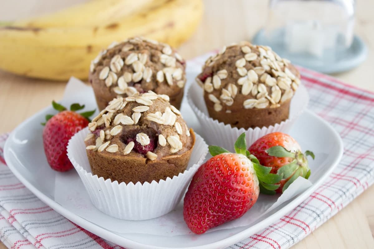 Strawberry Banana Muffins