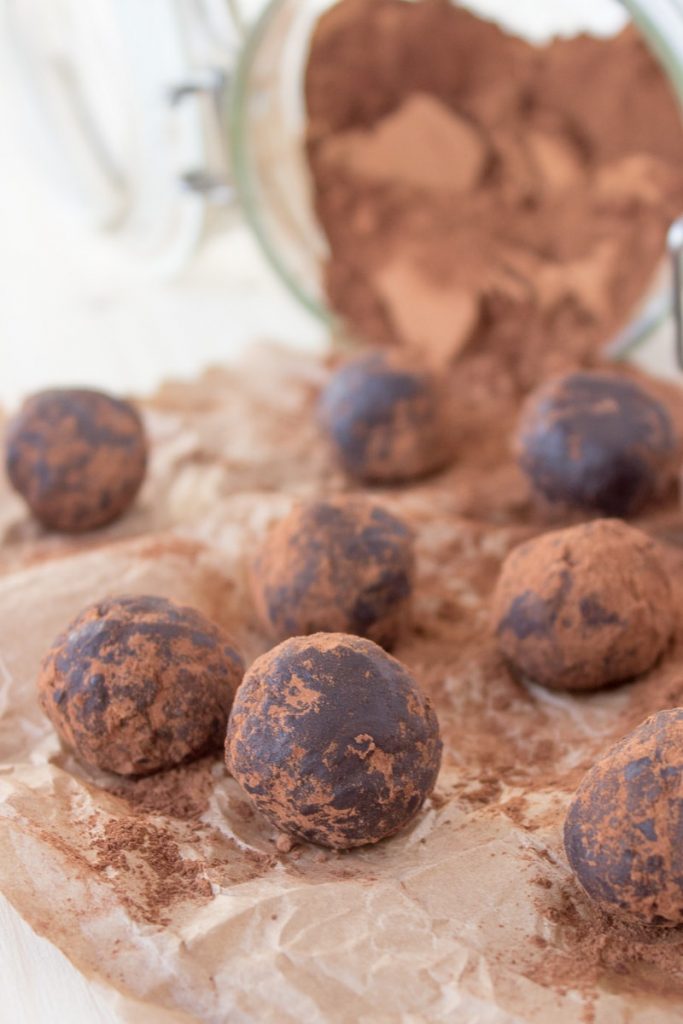 Wonderful, soft and fragrant Chocolate Cinnamon Balls made without added sugars and with all healthy ingredients. This chocolate delight is perfect holiday dessert or healthy snack anytime. CLICK to grab recipe or PIN for later!