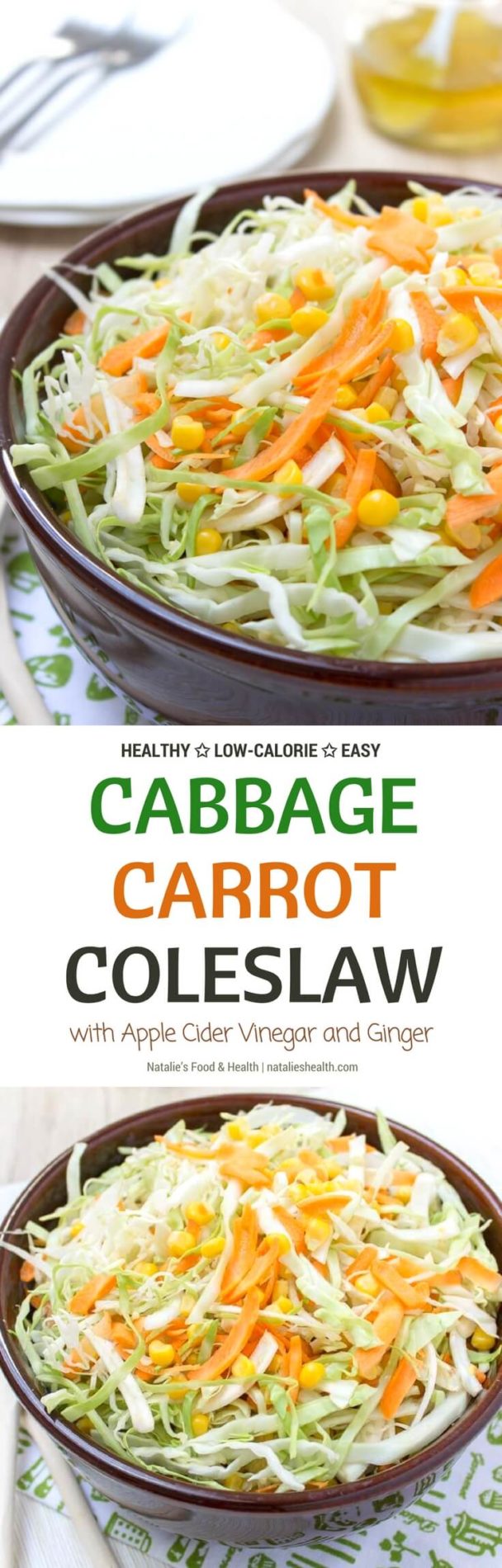 Cabbage Carrot Slaw Natalie's Food & Health