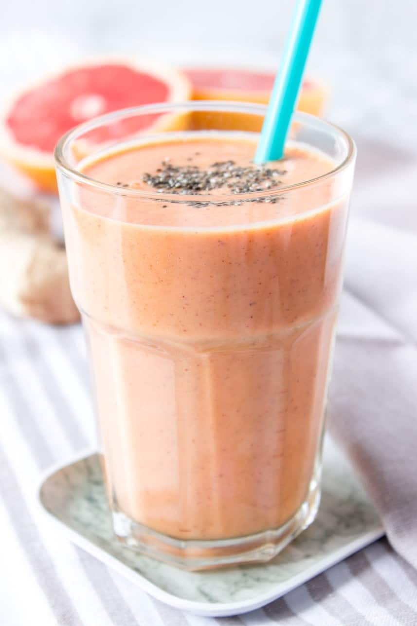 Carrot Grapefruit Weight Loss Smoothie