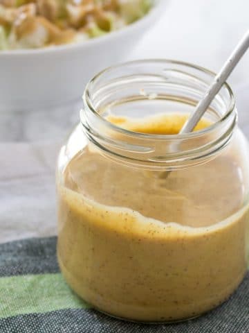 Mustard with honey and ginger salad dressing | www.natalieshealth.com
