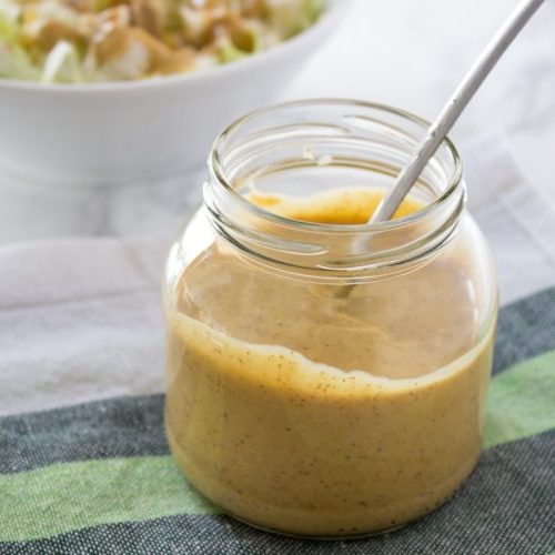 Honey mustard and ginger salad dressing Honey mustard and ginger salad dressing
