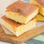 Homemade Cornbread made with cottage cheese