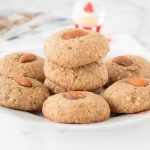 Crunchy, nutty and full of caramel flavor, these healthy Almond Sugar Cookies are the perfect sweet treat. They are refined sugar-free, full of nutrients and low-calorie. CLICK to grab the recipe or PIN for later!