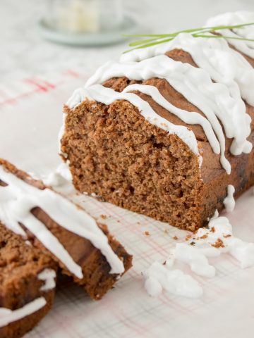 Healthy Gingerbread Loaf Cake