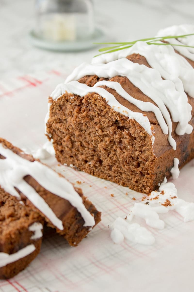 Healthy Gingerbread Loaf Cake