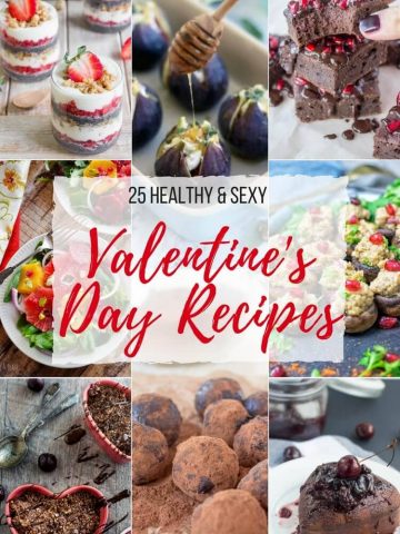 Spice up a romantic dinner with these healthiest sexiest Valentine’s Day Recipes - delicious appetizers, entrees, and desserts that will trigger feel-good mood and make your V-Day special and sexy. #valentinesday #romantic #dinner #desserts #valentine #healthyrecipes #appertizers #wholefoods #sugarfree #healthy #healthylife | NATALIESHEALTH.com