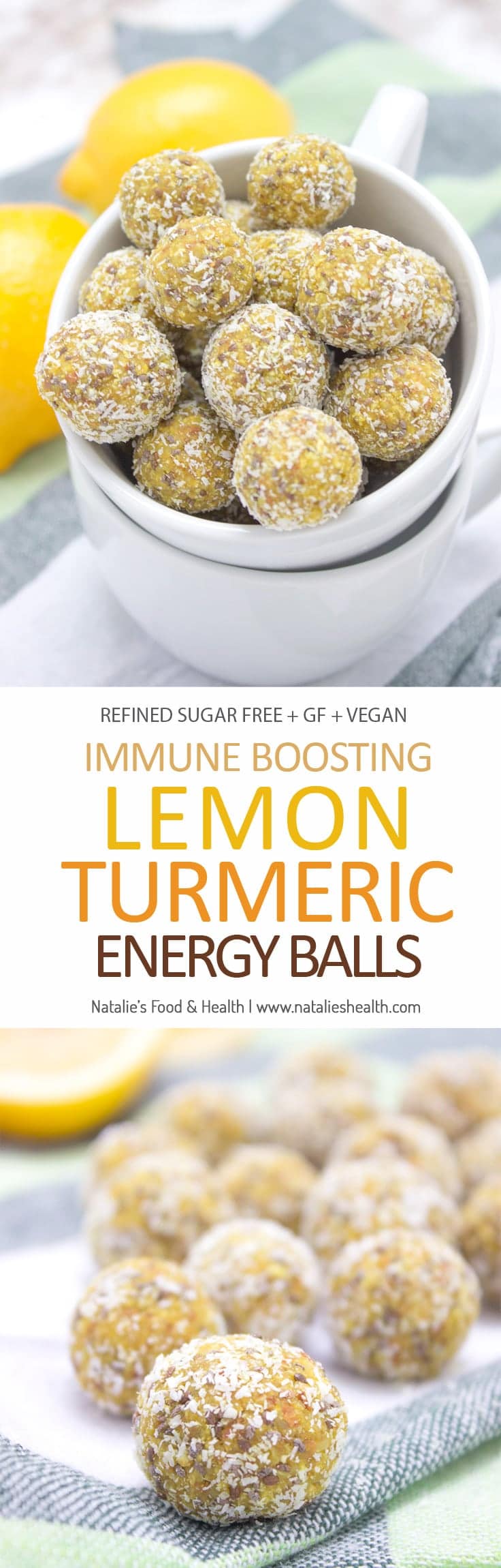 Lemon Turmeric Energy Balls Natalie's Health