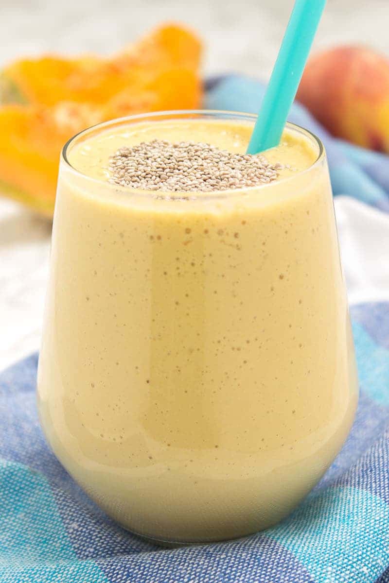 Cantaloupe Peach Smoothie | Natalie's Health