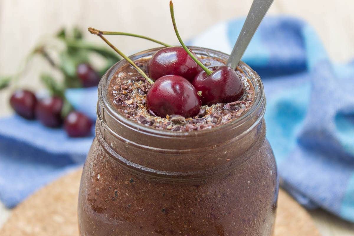 Cherry Chocolate Smoothie Natalie's Happy Health