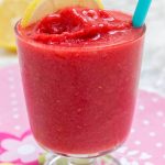 Flavorful and dazzling, Raspberry Peach Ginger Slushie is easy summer refreshment that will power you up with vitamins. Smashed summer fruits with the addition of aromatic ginger is something that will delight you and the kids. This slushie is sweet but made refined sugar-free and super HEALTHY. A must try this summer. #summer #drinks #kidsfriendly #family #vegan #sugarfree #glutenfree #fit #fruits #skinny | natalieshealth.com
