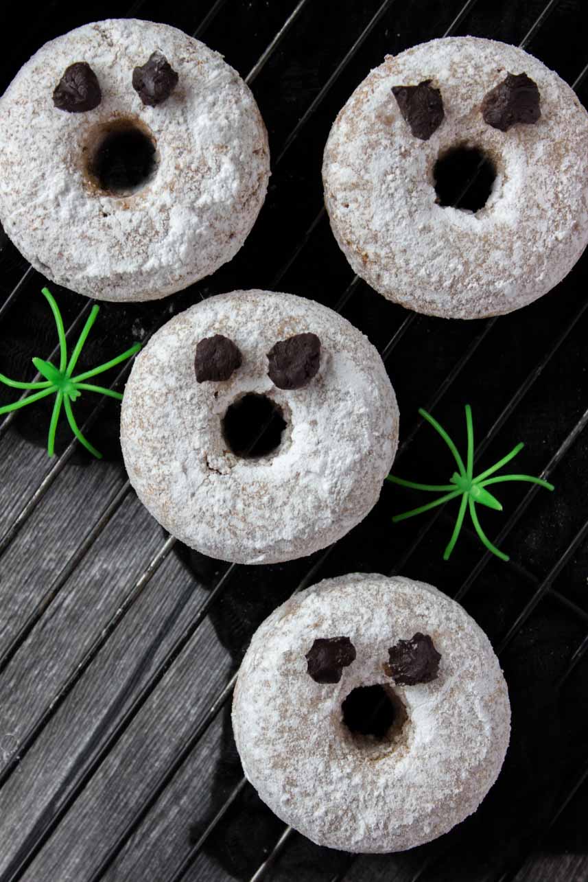 Halloween Ghost Vanilla Donuts | Natalie’s Health