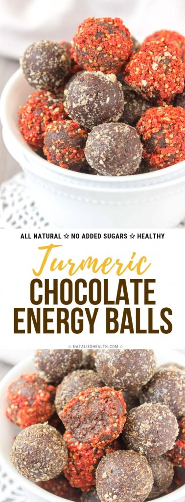 Turmeric Chocolate Energy Balls