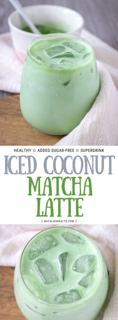 Iced Coconut Matcha Latte