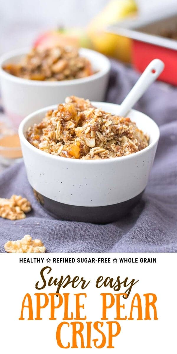 Easy Apple Pear Crisp Natalie's Health