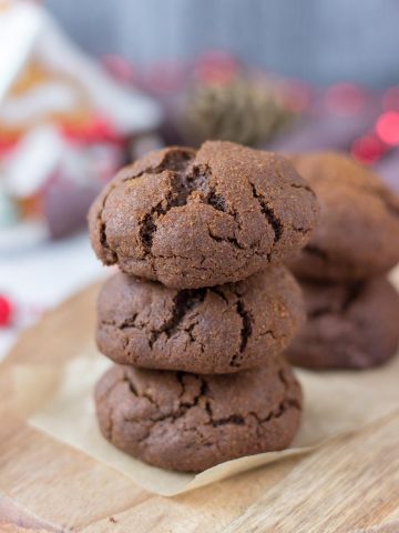 Chewy Chocolate Gingerbread Cookies