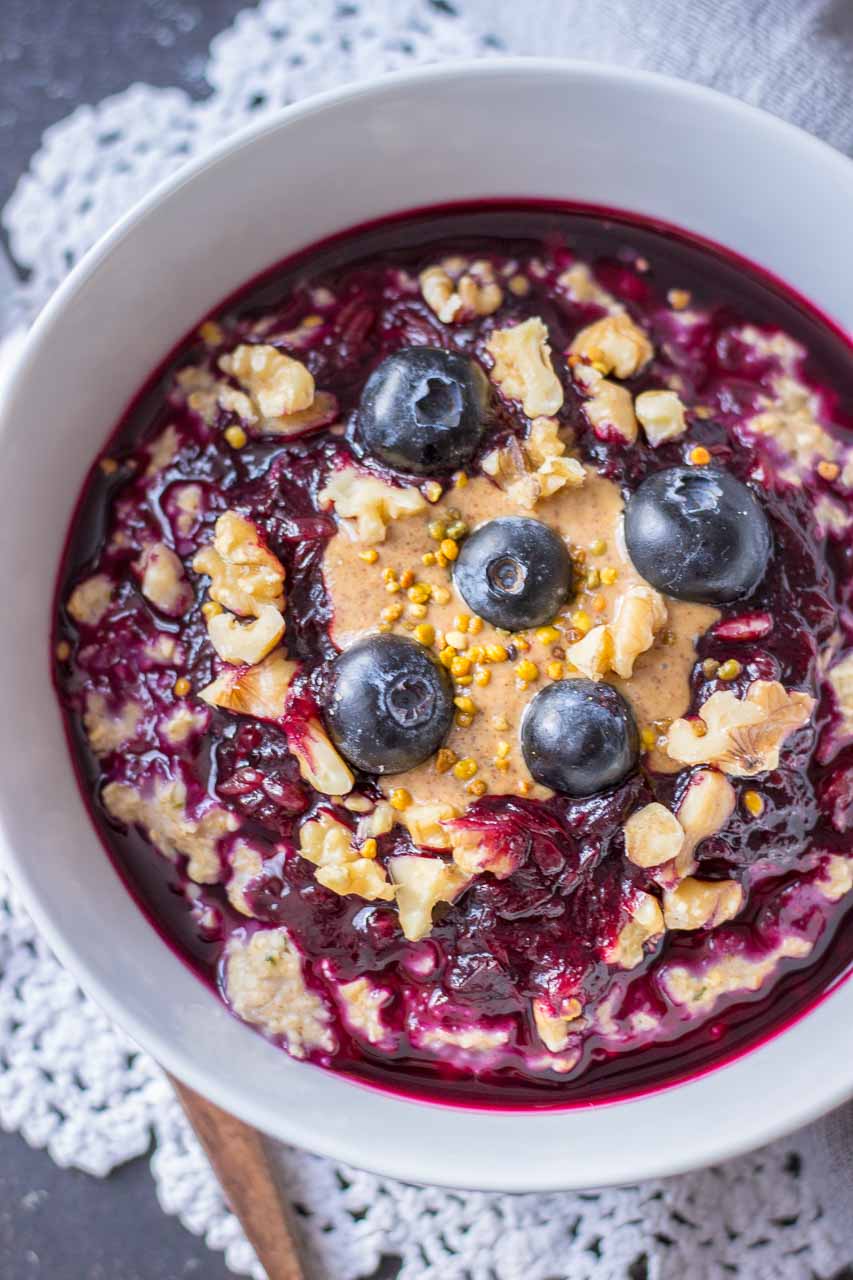 Blueberry Oatmeal Porridge