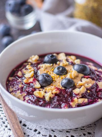Blueberry Oatmeal Porridge