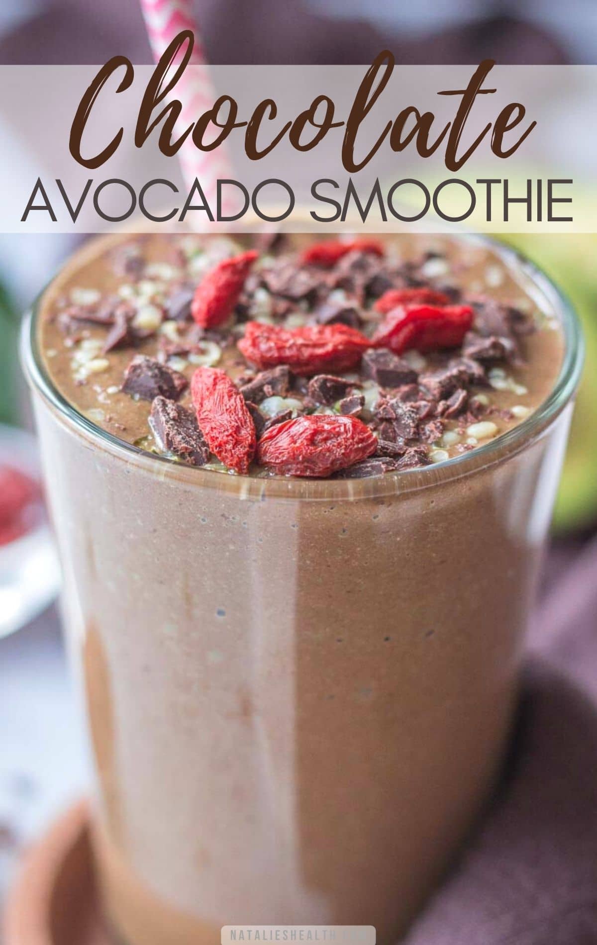 Chocolate Avocado Smoothie PIN