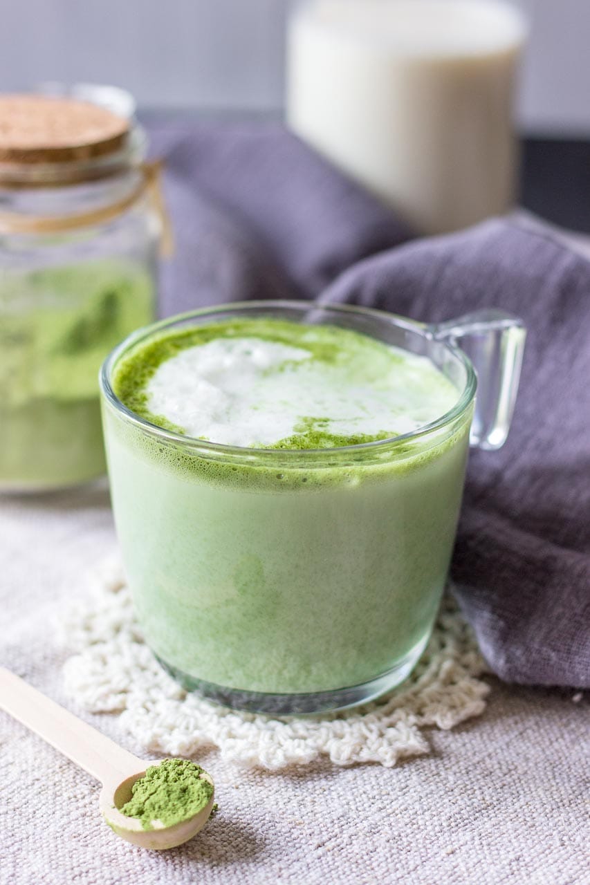 Matcha Green Tea Latte Antioxidant rich Drink Perfect For Mornings 