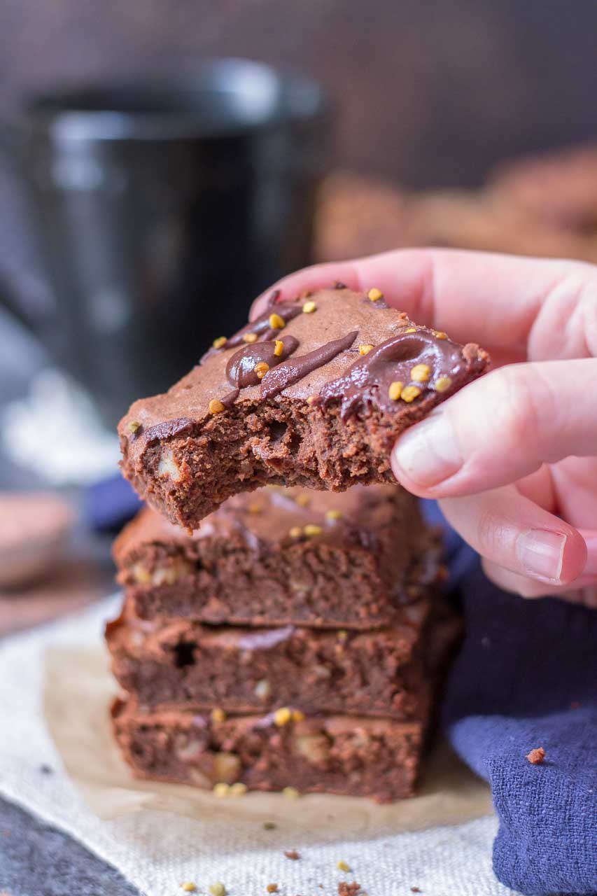 Fudgy Cacao Walnut Brownies