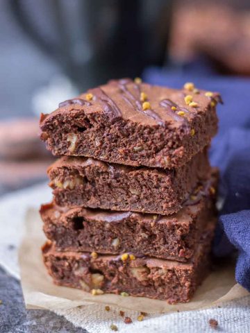 Fudgy Cacao Walnut Brownies