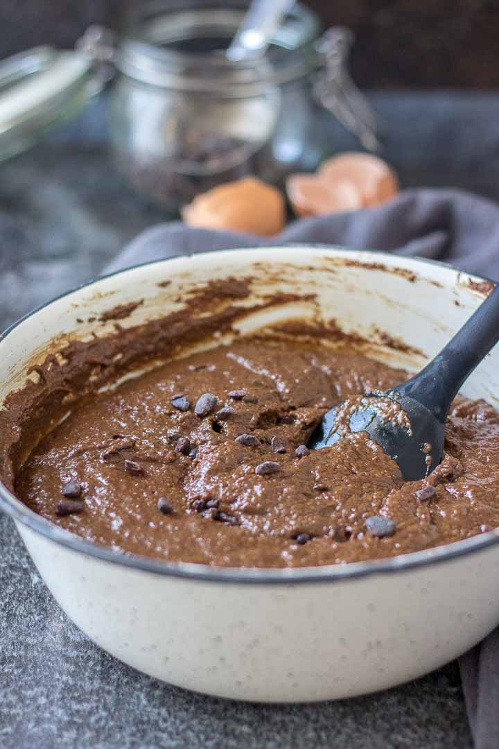 Healthy Guinness Chocolate Cake with cacao powder