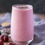 Cherry Smoothie topped with chocolate