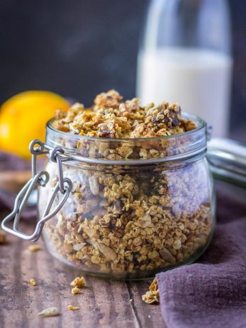 Homemade Cinnamon Orange Granola recipe