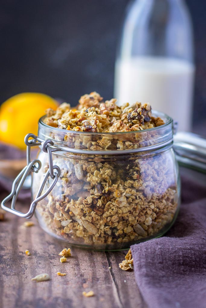 Homemade Cinnamon Orange Granola recipe