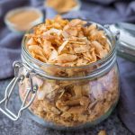 Healthy Coconut Chips recipe with cinnamon