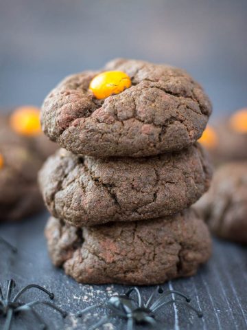 Halloween Dark Chocolate Cookies