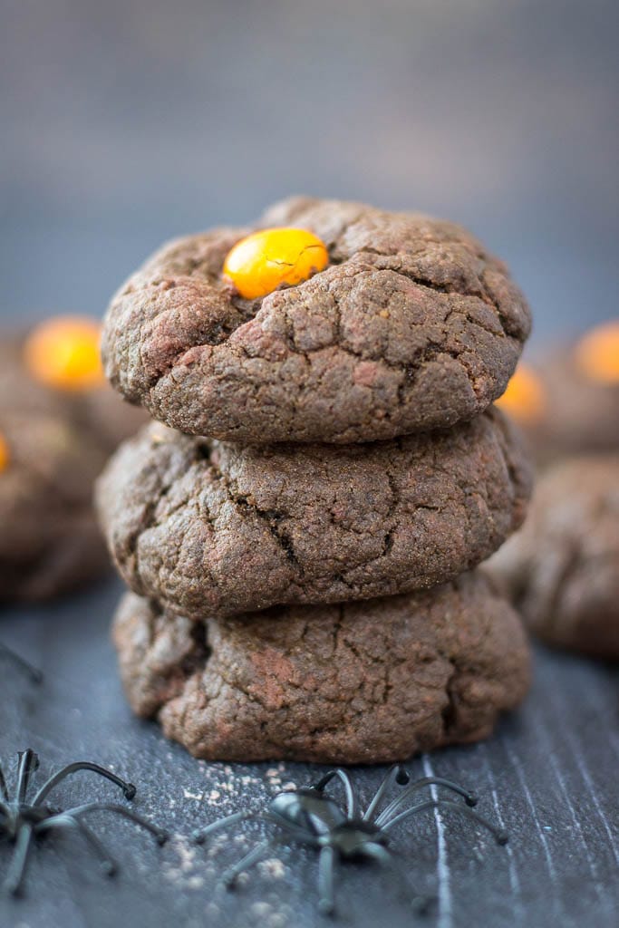 Halloween Dark Chocolate Cookies