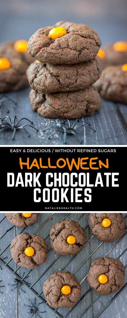 Halloween Dark Chocolate Cookies