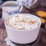 Homemade Gingerbread Latte made with gingerbread flavored syrup