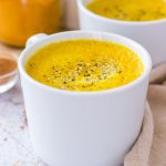 Turmeric Latte with coconut milk and cinnamon