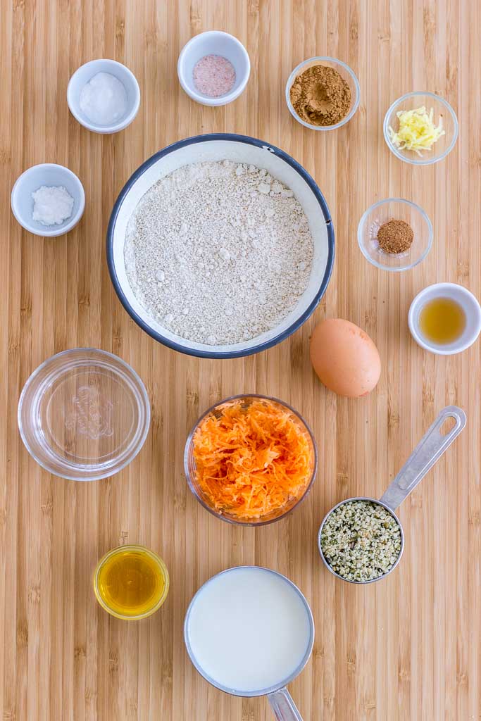 Carrot Cake Pancakes ingredients