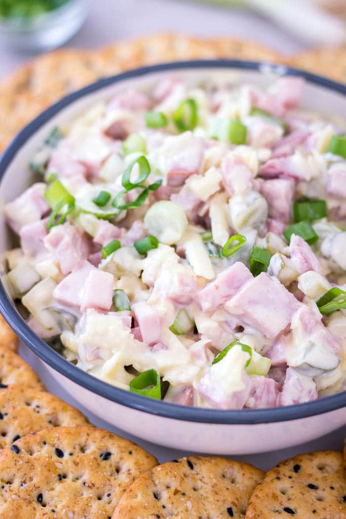 Easy Ham Salad without eggs