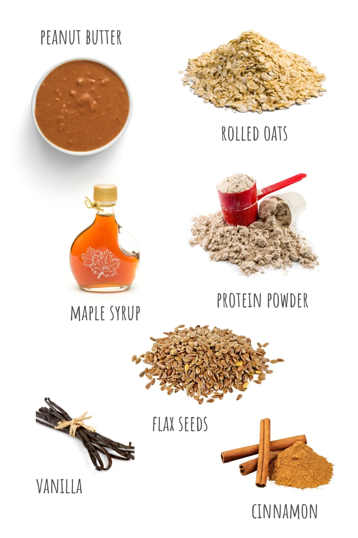 Peanut Butter Protein Balls ingredients