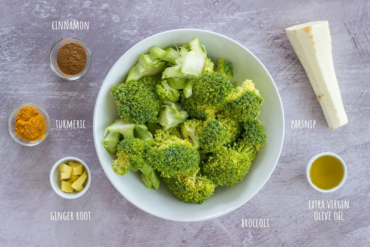 Spicy Broccoli Soup ingredients