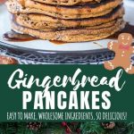 Gingerbread Pancakes Pin image