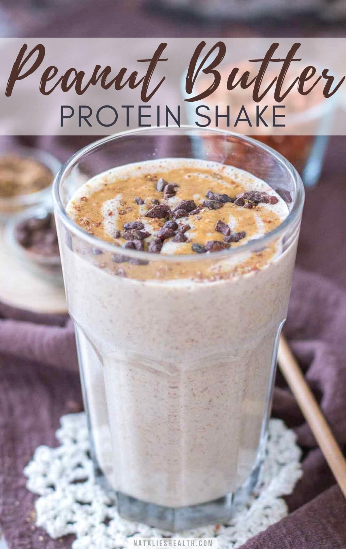 Peanut Butter Protein Shake Natalie's Health