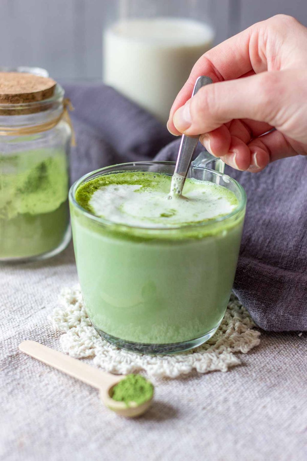 Matcha Green Tea Latte (only 3ingredients!) Natalie's Health