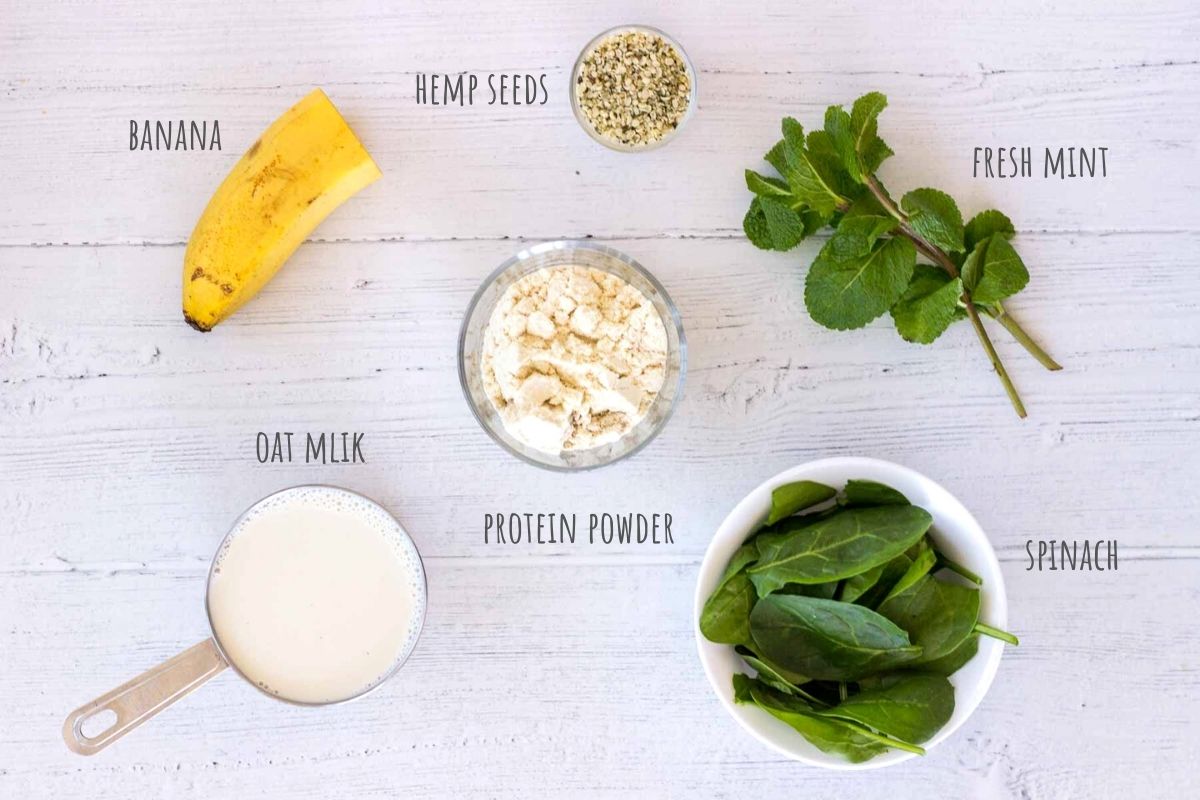 Shamrock Protein Shake ingredients