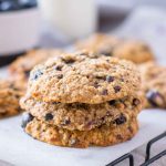 Oatmeal Cookies stacked