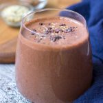 Chocolate Smoothie served in a glass