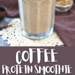 Coffee Protein Smoothie PIN image