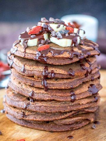 Chocolate Banana Pancakes featured image