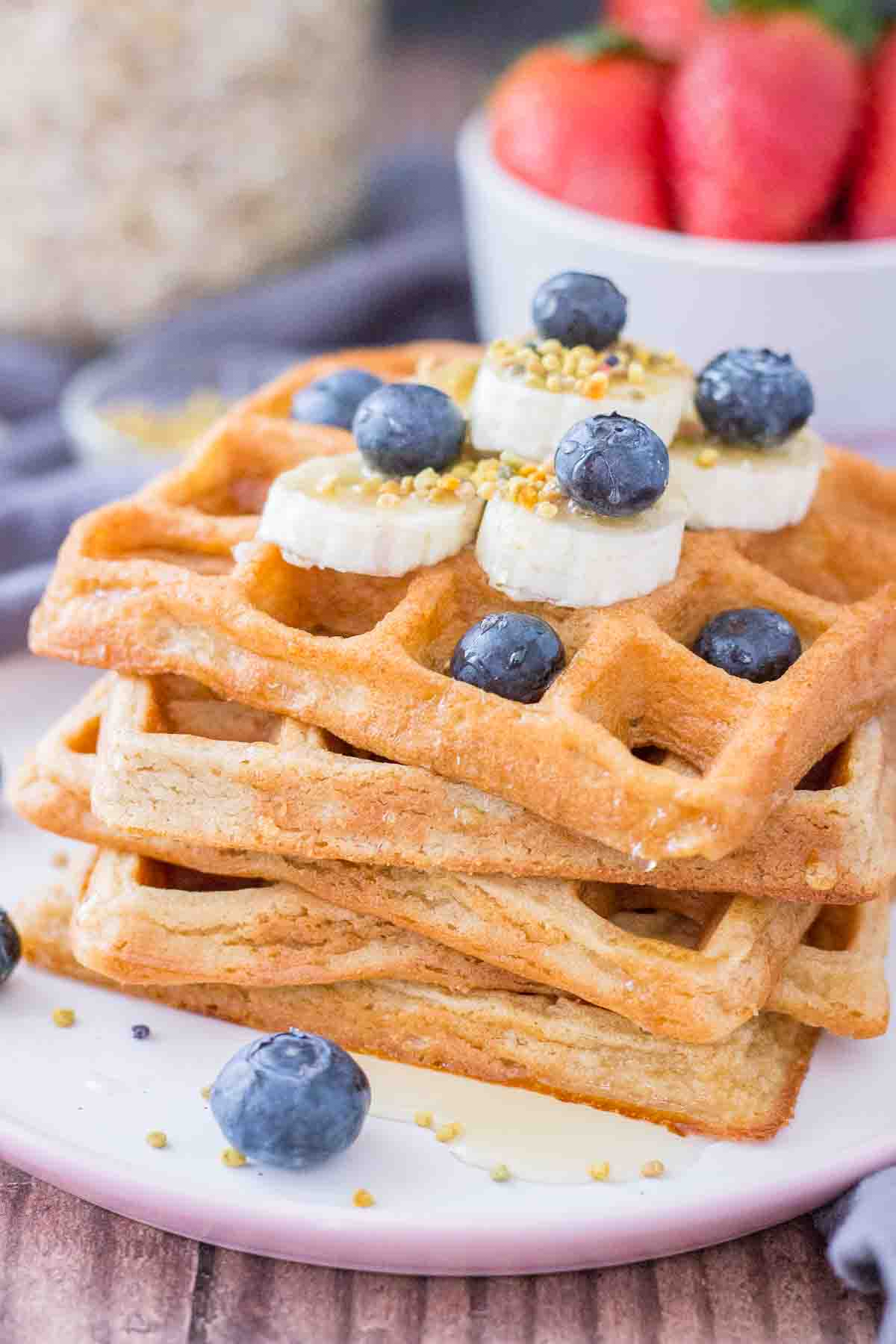 Oatmeal waffle recipe with oats no banana